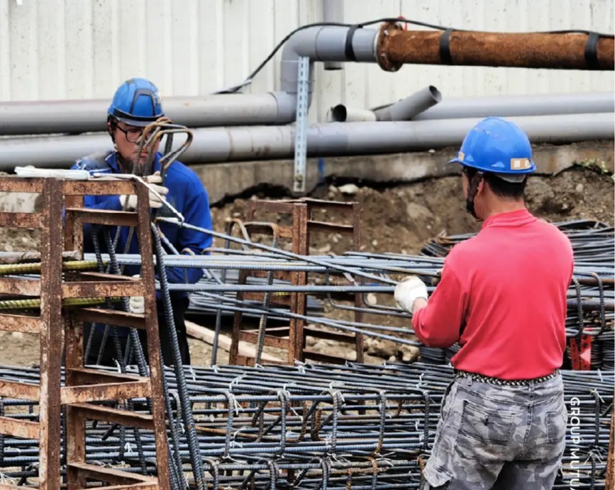 擋土牆鋼筋綁紮：築起建築的第一道隱形防線-1